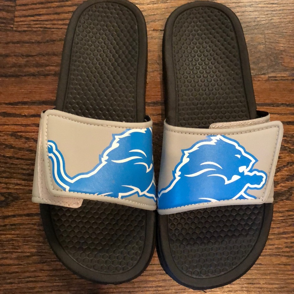 Detroit Lions NFL Flip Flops Size 7/8